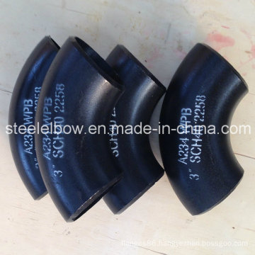 Black Steel 45 Degree/90 Degree/180 Degree Elbow